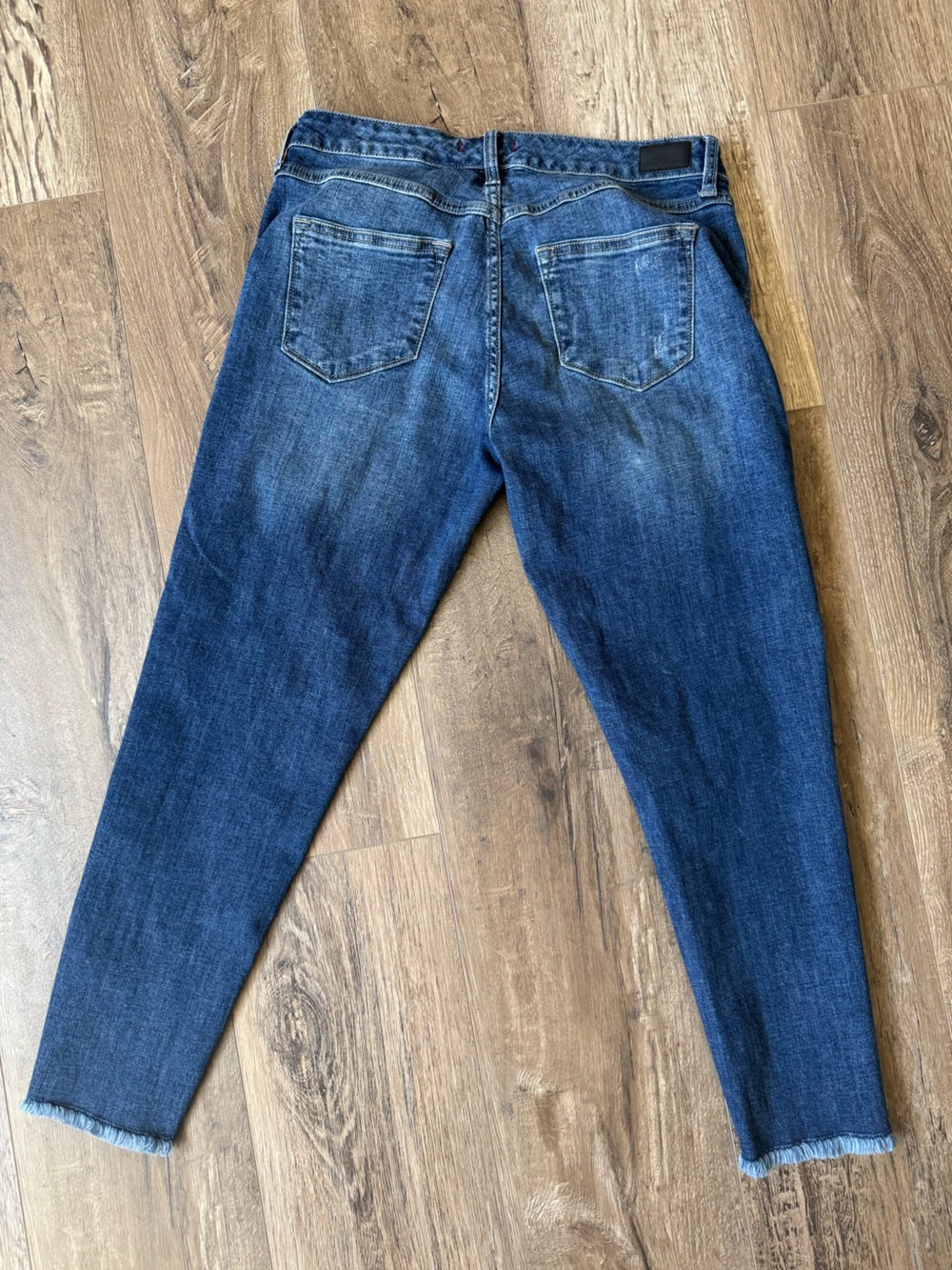 Dear John Slim Straight Blue Distressed Jeans - Picture 3 of 4